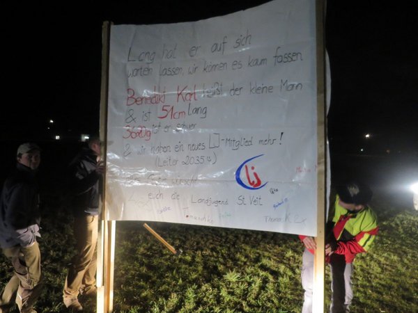 Storchaufstellen für Mader Benedikt - Lj St.Veit