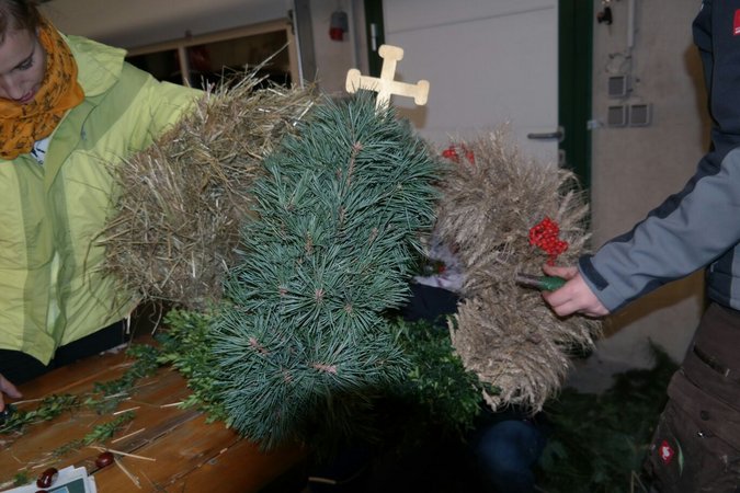 Vorbereitungen Erntedank - Lj Kleinzell