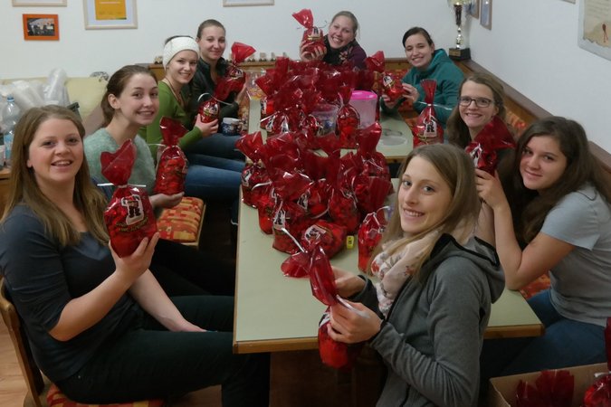 Vorbereitungen für die Nikolausaktion - Lj Kleinzell